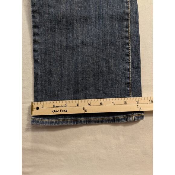 Levis Jeans Womens 14/32w Blue Denim 529 Curvy Bootcut low-mid rise y2k country - Picture 9 of 12
